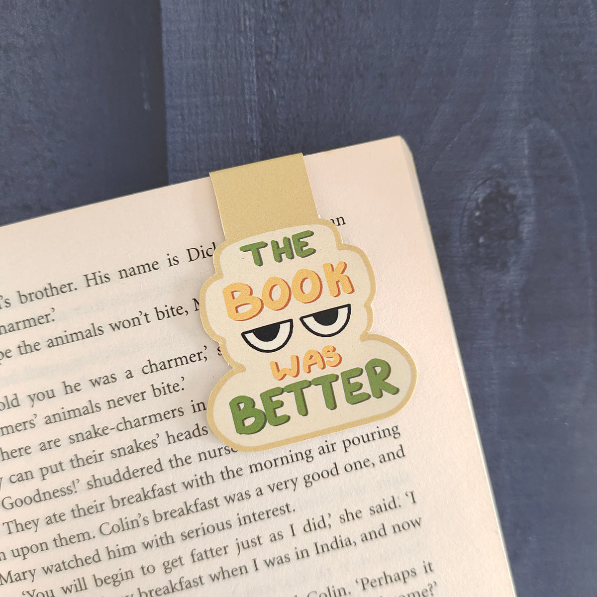 The Book Was Better Magnetic Bookmark