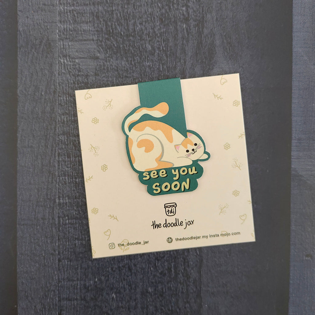 See You Soon Magnetic Bookmark