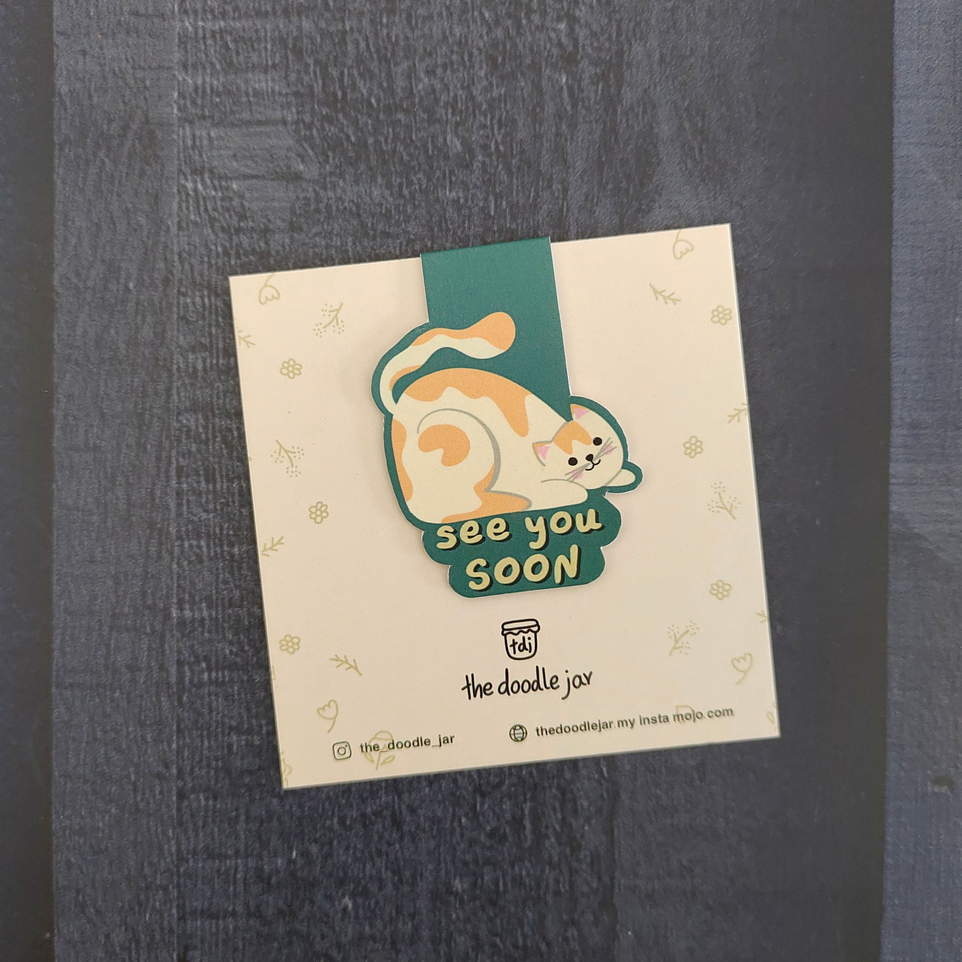 See You Soon Magnetic Bookmark
