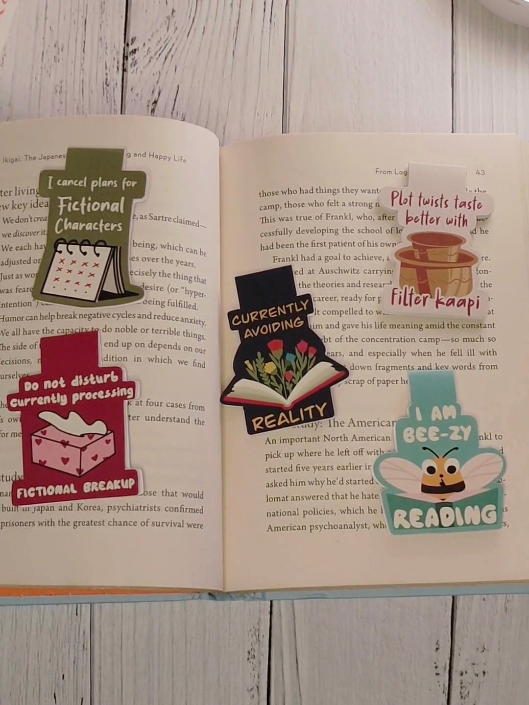Fun Bundle 1 Magnetic Bookmarks