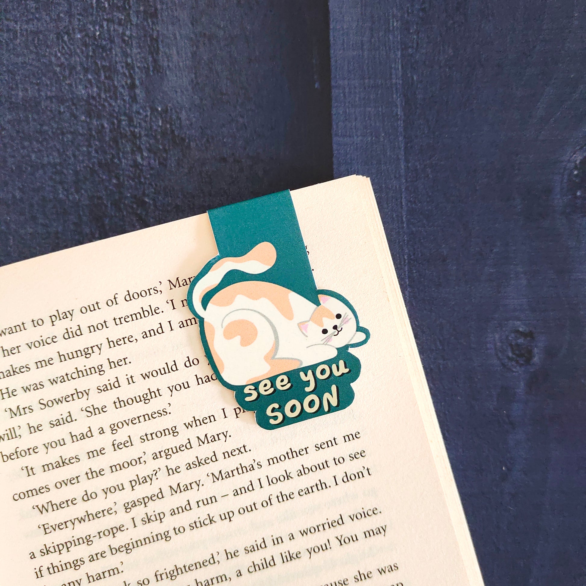 See You Soon Magnetic Bookmark
