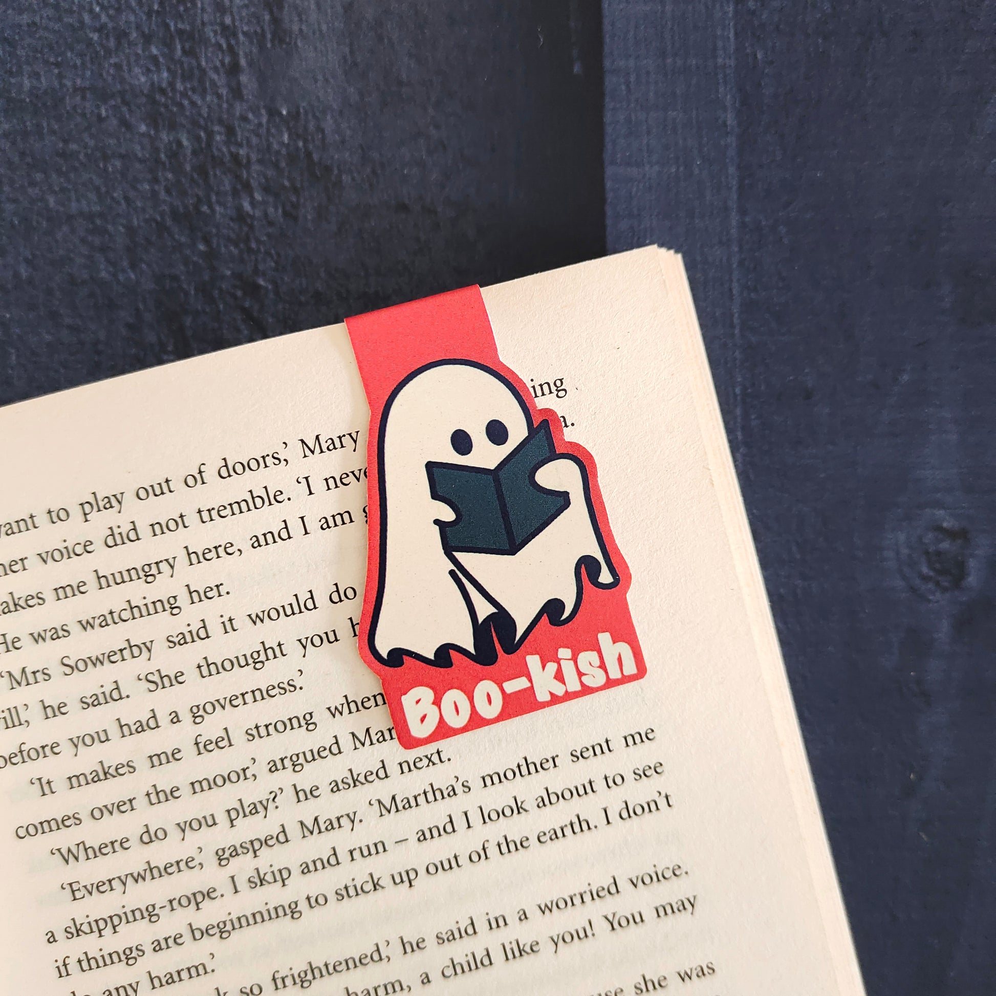 Boo-kish Magnetic Bookmark