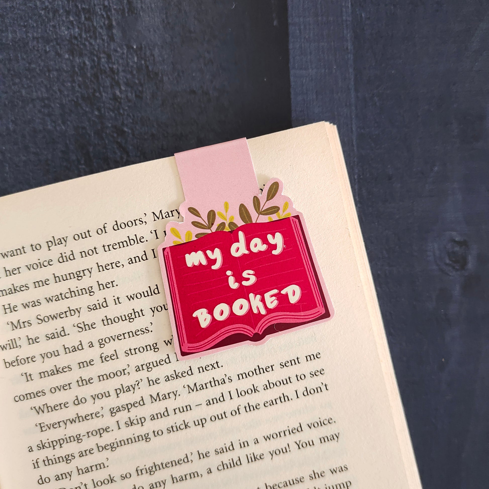 My Day Is Booked Magnetic Bookmark