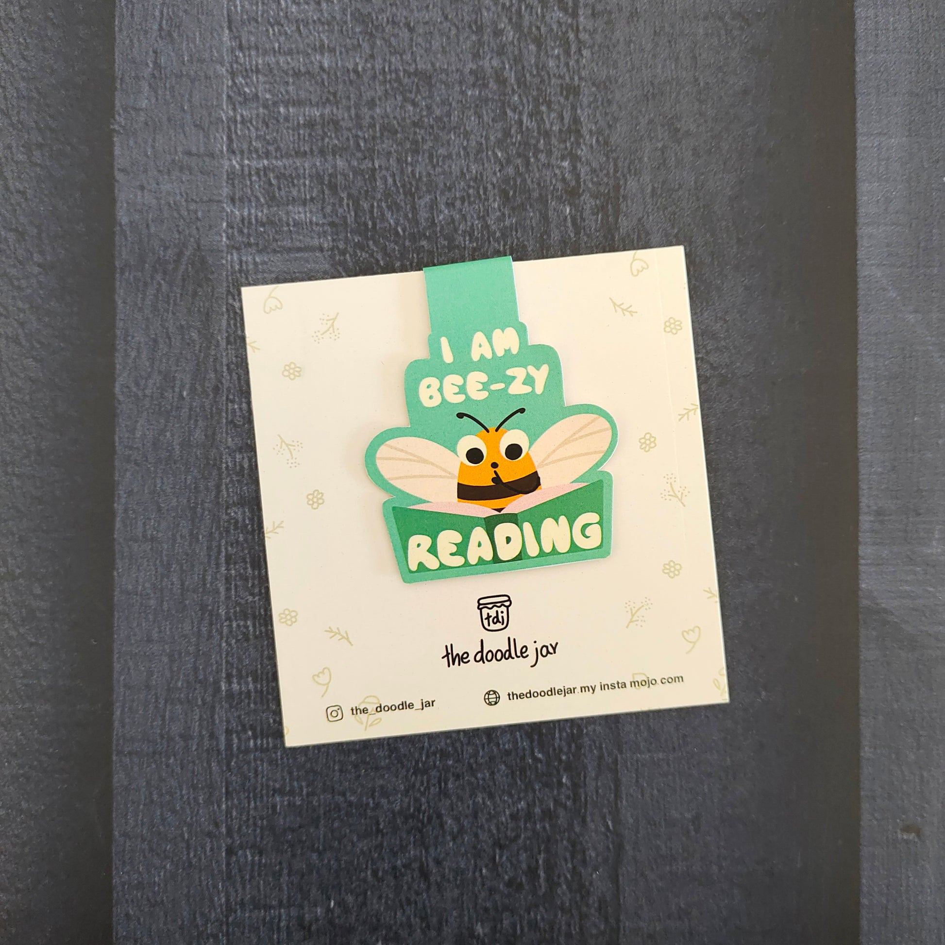 I Am Bee-zy Reading Magnetic Bookmark