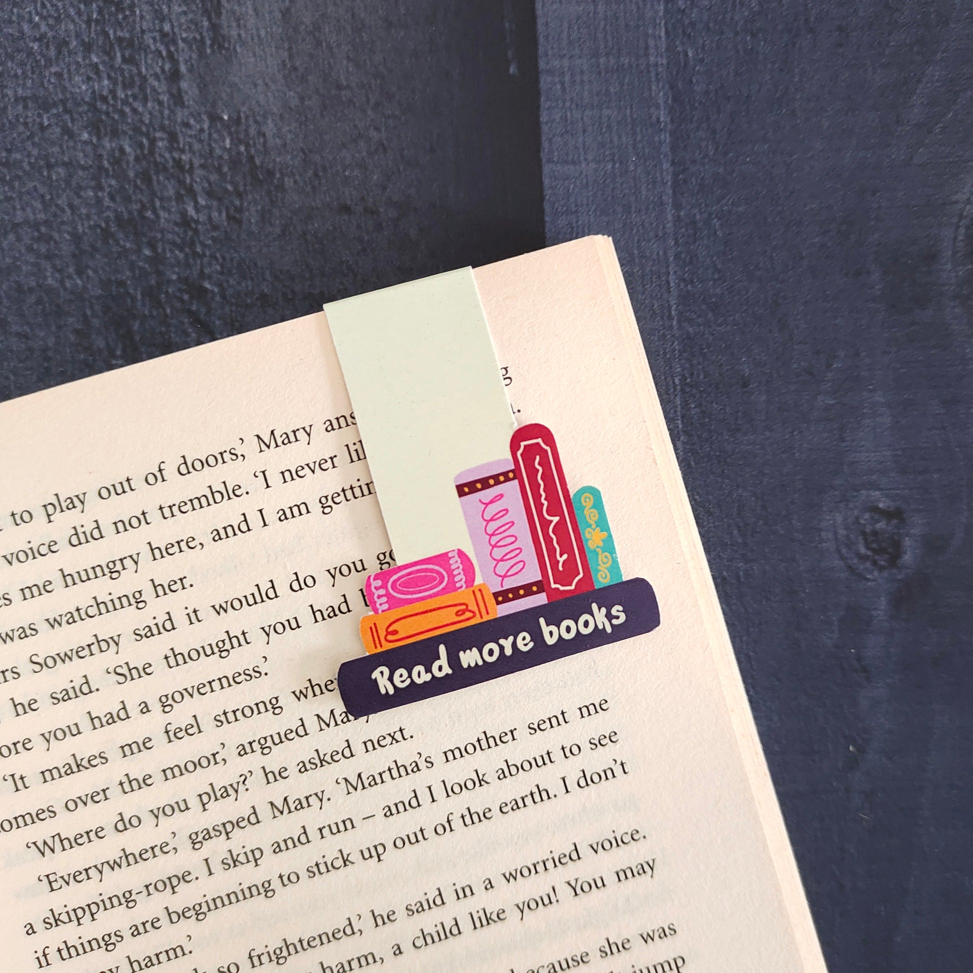 Read More Books Magnetic Bookmark