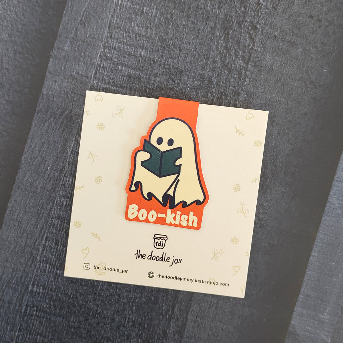 Boo-kish Magnetic Bookmark