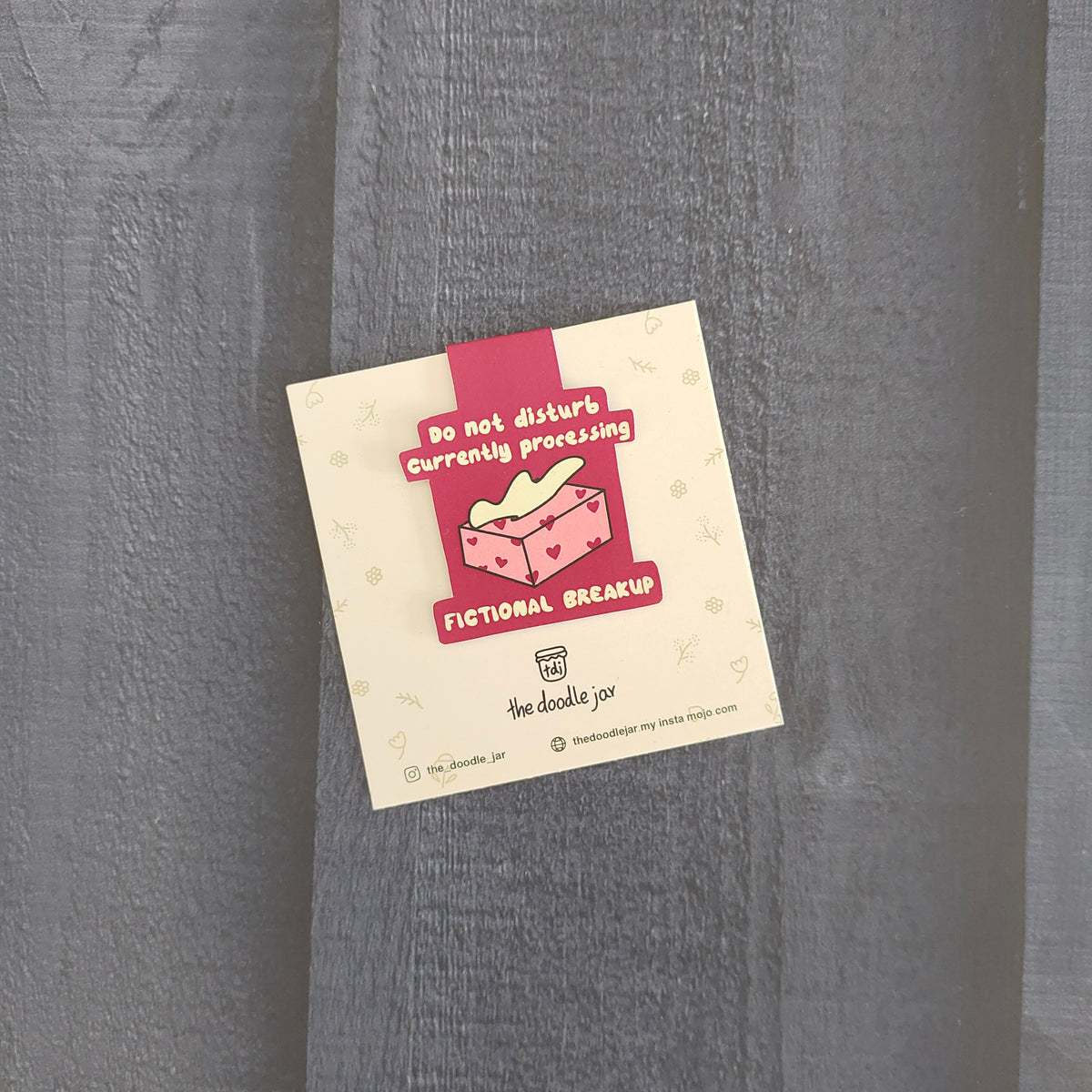 Fictional Brackup Magnetic Bookmark