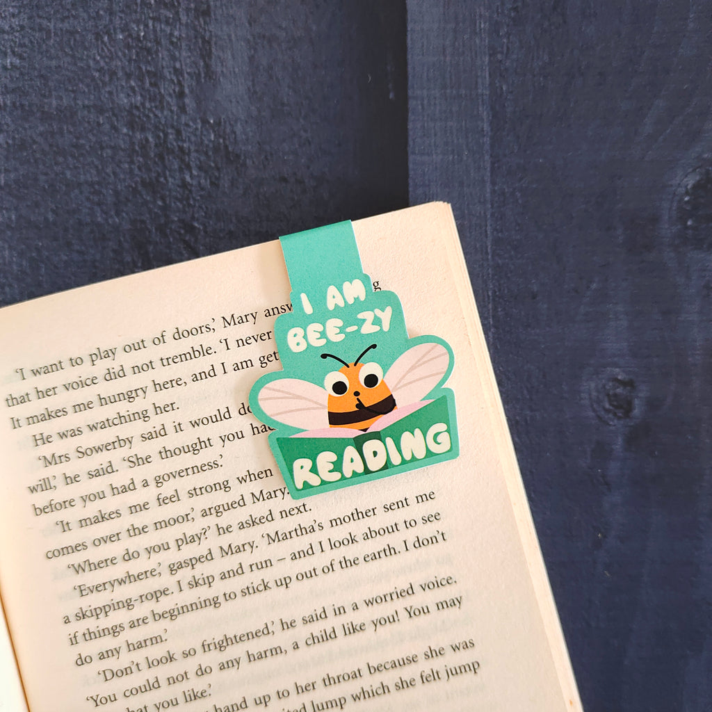 I Am Bee-zy Reading Magnetic Bookmark