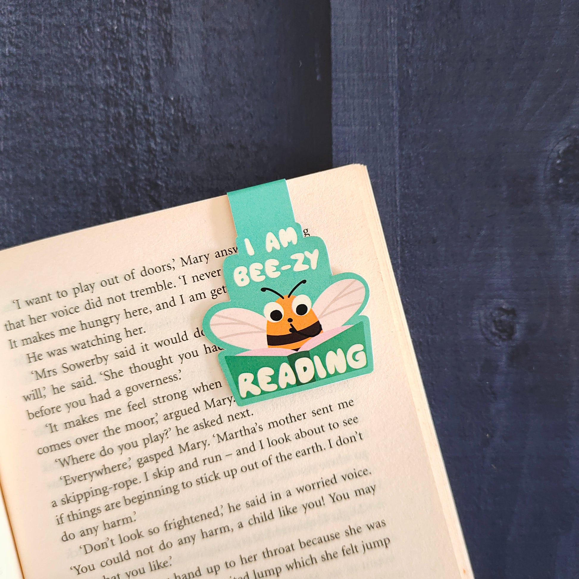 I Am Bee-zy Reading Magnetic Bookmark