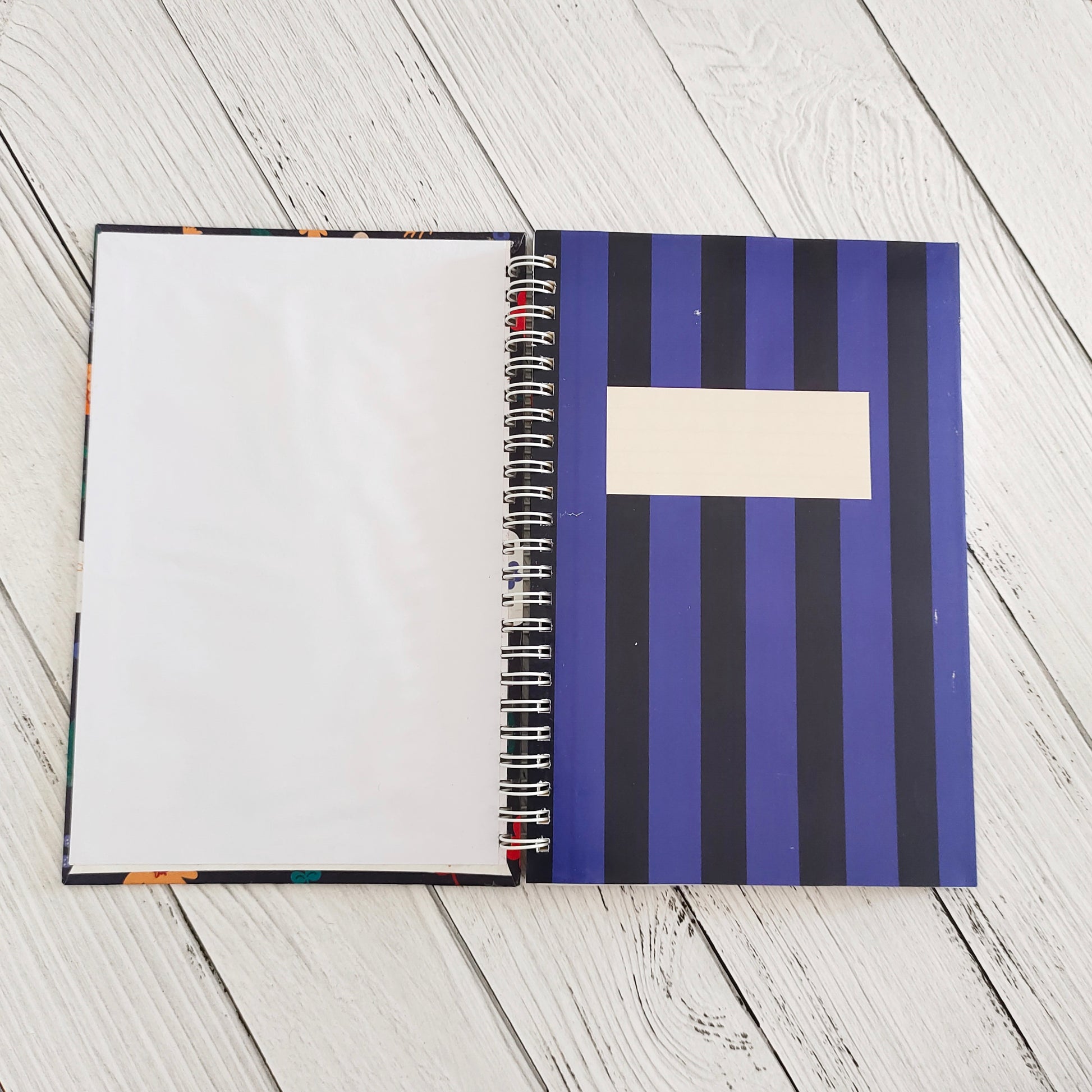 Midnight bloom ruled journal