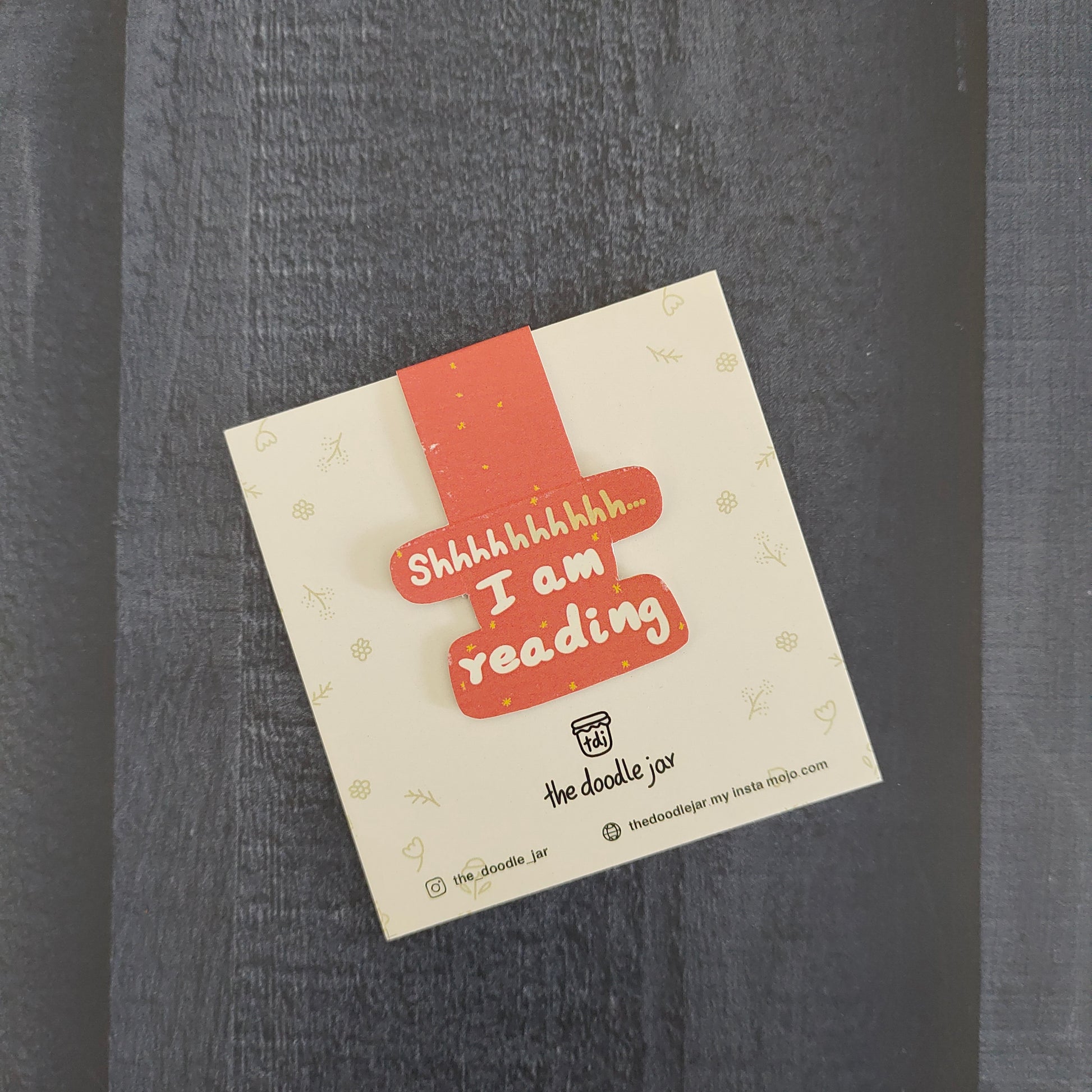 Shhhhhh I Am Reading Magnetic Bookmark